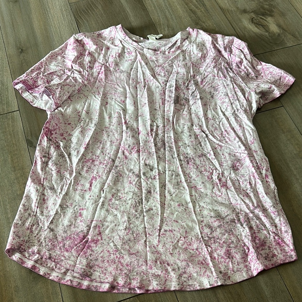 Pink Tie-Dye Women's Top
